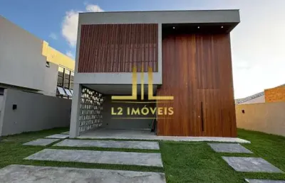 Casa luxuosa - 4 suítes - alphaville litoral norte 2