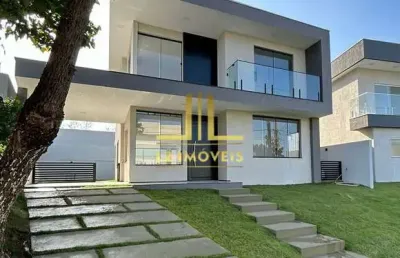Casa luxuosa - 4 suítes - alphaville litoral norte 2