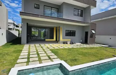 Casa luxuosa -  4 suítes - alphaville litoral norte 1