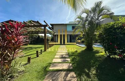 Casa luxuosa - 5 suítes - vista mar - porteira fechada -  guarajuba