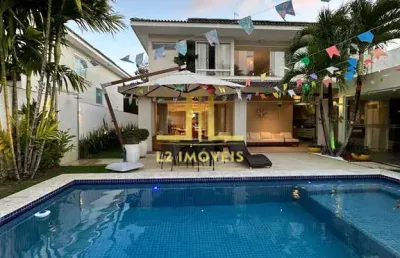 Casa luxuosa - 4 suítes - porteira fechada - alphaville litoral norte