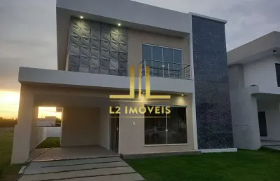 Casa nova 4 suítes no terras alphaville em camaçari r$ 980.000,00