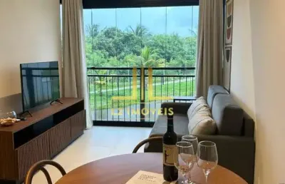 Apartamento - 1/4 e sala - 39m² - porteira fechada - praia do forte