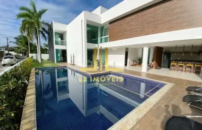 Casa em condomínio fechado com 7 quartos à venda na Rua Estados Unidos, 328, Guarajuba, Camaçari