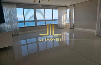 Apartamento cobertura - 3 suítes - nascente - vista mar - pituba