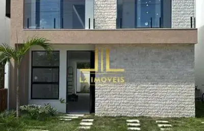 Casa com 4 quartos à venda na Rua Curva Do Rio Joanes, Abrantes, Camaçari