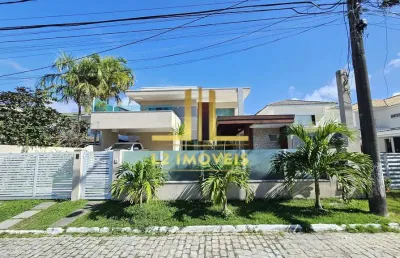 Casa luxuosa - 4 suítes - porteira fechada - lauro de freitas