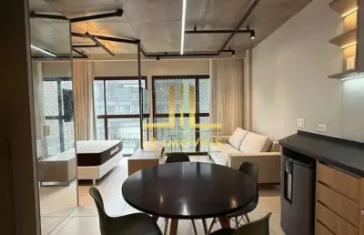 Apartamento loft - quarto e sala - porteira fechada - nau barra