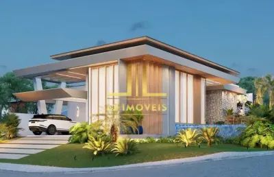 Casa luxuosa - 3 suítes - alphaville litoral norte 3