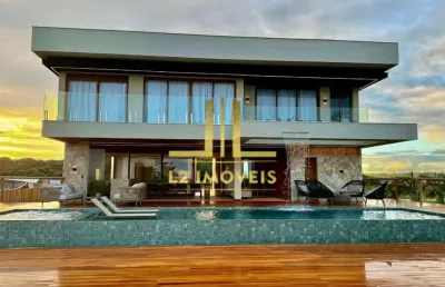 Casa luxuosa - 8 suítes - beira mar - alphaville guarajuba