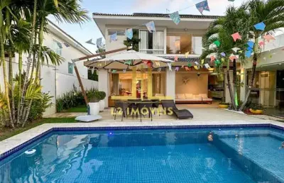 Casa luxuosa - 4 suítes - porteira fechada - alphaville litoral norte 1