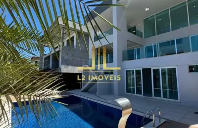 Casa luxuosa locação - 4 quartos sendo 3 suítes - alphaville 2