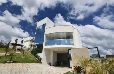 Casa em condomínio fechado com 4 quartos à venda em alphaville, juiz de fora , 400 m2 por r$ 2.200.000