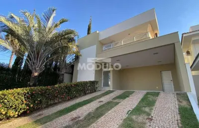 Casa para locação em condomínio no bairro nova uberlândia com 4 suítes
