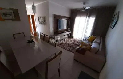 Apartamento à venda, 3 quartos, 1 suíte, 2 vagas, santa mônica - uberlândia/mg