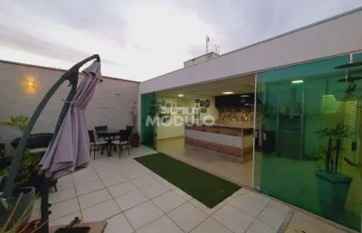 Cobertura à venda, 3 quartos, 2 suítes, 2 vagas, martins - uberlândia/mg