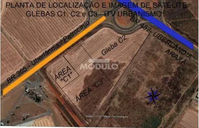 Área à venda, centro empresarial leste - uberlândia/mg