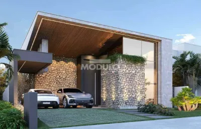 Exelente casa com fino acabamento em condominio terras altas