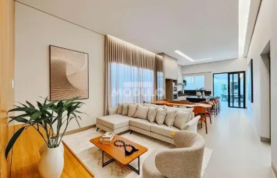 Casa de condomínio à venda, 3 quartos, 3 suítes, 4 vagas, jardim botanico - uberlândia/mg
