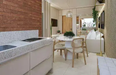 Flat à venda, 1 quarto, 1 vaga, santa mônica - uberlândia/mg