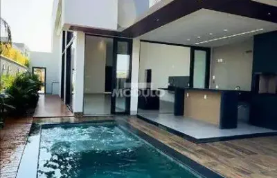 Casa de condomínio à venda, 3 quartos, 3 suítes, 4 vagas, granja marileusa - uberlândia/mg