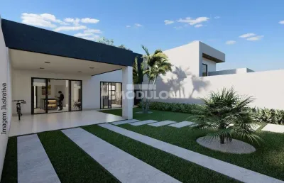 Casa residencial à venda, 3 quartos, 1 suíte, 2 vagas, novo mundo - uberlândia/mg