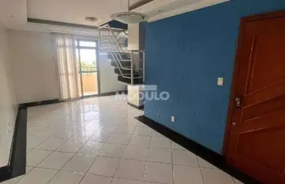 Cobertura duplex à venda, 4 quartos, 2 suítes, 4 vagas, brasil - uberlândia/mg