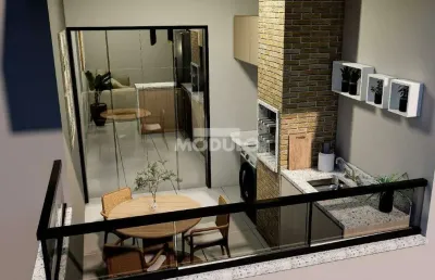 Apartamento à venda, 2 quartos, 1 suíte, 1 vaga, tibery - uberlândia/mg