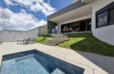 Casa de condomínio à venda, 3 quartos, 1 suíte, 4 vagas, granja marileusa - uberlândia/mg