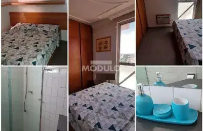 Apartamento mobiliado para locação, bairro cazeca com 1 suíte