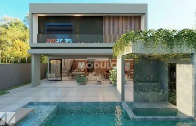 Casa de condomínio à venda, 5 quartos, 5 suítes, 4 vagas, gavea - uberlândia/mg