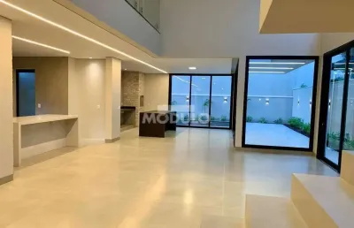 Casa de condomínio à venda, 4 quartos, 4 suítes, 4 vagas, jardim sul - uberlândia/mg