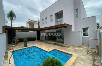 Casa de condomínio à venda, 4 quartos, 4 suítes, 3 vagas, gavea - uberlândia/mg