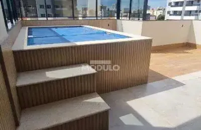 Cobertura duplex à venda, 4 quartos, 2 suítes, 2 vagas, santa mônica - uberlândia/mg