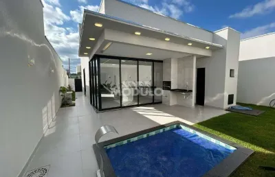 Casa de condomínio à venda, 3 quartos, 3 suítes, 2 vagas, granja marileusa - uberlândia/mg