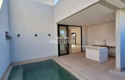 Casa de condomínio à venda, 3 quartos, 3 suítes, 4 vagas, jardim sul - uberlândia/mg
