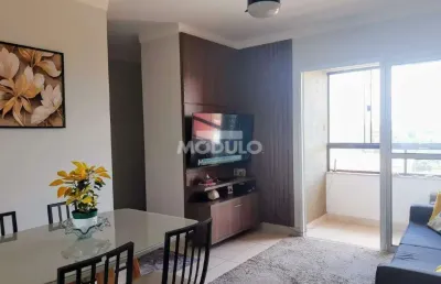 Apartamento à venda, 2 quartos, 1 suíte, 2 vagas, pampulha - uberlândia/mg