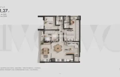 Apartamento à venda, 3 quartos, 2 suítes, 2 vagas, jardim karaiba - uberlândia/mg