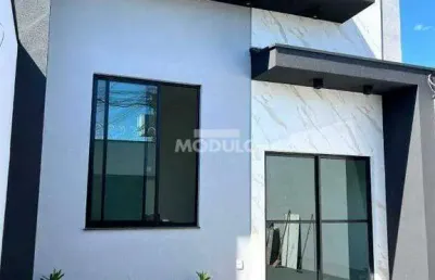 Casa residencial à venda, 3 quartos, 1 suíte, 2 vagas, jardim brasília - uberlândia/mg