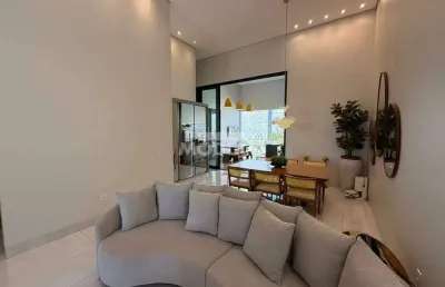 Casa em condomínio para locação, bairro shopping park com 3 suítes