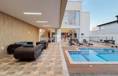 Casa de condomínio à venda, 4 quartos, 4 suítes, 8 vagas, novo mundo - uberlândia/mg