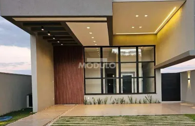 Casa de condomínio à venda, 3 quartos, 2 suítes, 4 vagas, granja marileusa - uberlândia/mg