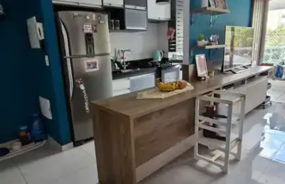Apto pronto para morar no bellart, 2 dorms, terraço grill com fechamento de vidro e 1 vaga coberta.