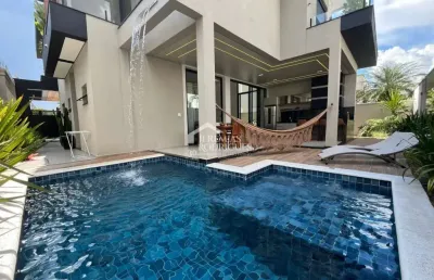 Casa assobradada à venda com 4 suítes no condomínio residencial terras de san marco em taubaté/sp.