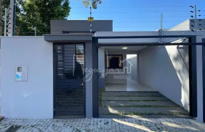 Jardim das palmeiras, casa à venda com espaço de fundos, foz do iguacu - pr