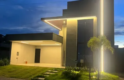 Casa térrea com 4 suítes (1 reversível) - cond splendido