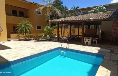 Apartamento / vilage a venda 2 quartos térreo vista mar em stella maris - salvador - ba