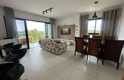 Apartamento mobiliado com 3/4,  para locação – perto da praia, com lazer completo!  no iberostar