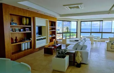 Apartamento a venda no rio vermelho 320 m ,4 suítes, vista mar - salvador