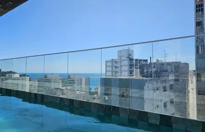 Studio mobiliado na barra – ao lado da praia do porto e próximo ao farol!